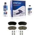 thumbnail image 6 of Detroit Axle - Front Brake Kit for 2007-2014 Ford Edge, 07-15 Lincoln MKX, 12.60'' Drilled & Slotted Disc Brake Rotors Ceramic Brake Pads 2008 2009 2010 2011 2012 2013 2014 2015 Replacement, 6 of 6