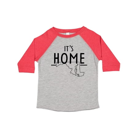 

Inktastic It s Home- Maryland State Outline Boys or Girls Toddler T-Shirt