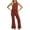 Red, variant on BiZtdJrK Womens Sleeveless Tank Tops and Trousers Knit Sweaters 2 Piece Outfits Solid Color Vest Matching Flared Wide Leg Pant Lounge Sets Black S