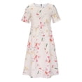 thumbnail image 4 of Tdoqot Womens Floral Sun Dresses- Short Sleeve Maxi Dresses Casual Vintage Womens Summer Dresses 2024 Beach Dress White, 4 of 4