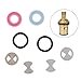thumbnail image 3 of 8pcs Ceramic Disc Silicon Washer Insert Turn Replacement Accessories Tools set for 1/2" Quarter Turn Tap Cartridges Valves, 3 of 4