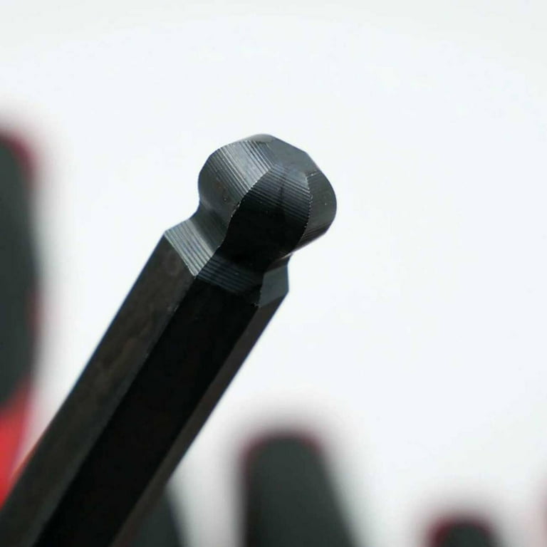 Wiha 8-Piece Metric T-Handle Hex Set - Soft Grip Ball End Hex Keys (2mm-10mm)