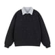 thumbnail image 2 of pstuiky Camisas casuales de manga larga para hombre, Blusa/camiseta informal elegante a rayas de manga larga con cuello, botones y bolsillo para hombre camisetas de hombre s, 2 of 4
