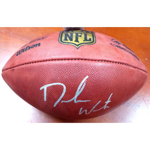 Deshaun Watson Autographed Official NFL Leather Football Cleveland Browns Beckett BAS 113700