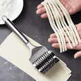 thumbnail image 3 of Cortador de masa con rodillo de celosía de acero inoxidable de alta calidad para utensilios de cocina, 3 of 8