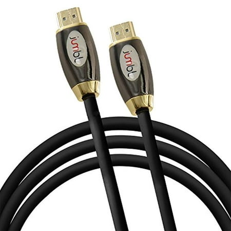 Categories Audio - Jumbl High-Speed HDMI Category 2 High-End Cable, Metal Shell, OFC and CL3 Rated 10 Feet Supports 3D Resolution, Ethernet, 1080P and Audio Return - Black