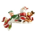thumbnail image 2 of en Miniatura de Navidad de Resina, Adornos de Escritorio, Manualidades de Decoración de Interiores para Fiestas, de Navidad Papá Noel perfecl Figuras en miniatura, 2 of 6