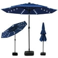 thumbnail image 3 of MOALCOFER 10FT Solar LED Patio Umbrella,3-Tier Market Umbrella With Push Button Tilt for Pool & Backyard, 3 of 8