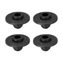 Uxcell Camping Chair Foot 4 Pack 0.51 inch Tubing Dia Detachable Anti-Slip Stool Feet Replacement Black