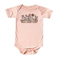 thumbnail image 4 of Floral Little Sister Bodysuit for Baby Girls Spring Baby Reveal Flowers Boho New Baby One-Piece Peach Bodysuit 12 Months, 4 of 4