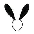 thumbnail image 1 of Bunny Ears Diadema Cosplay Hair Hoop Headpiece Party Supply Lovely Animal Ears Hairband Headwear para celebración Juego de rol de Pascua , negro Salvador Sombreros, 1 of 9