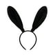 thumbnail image 1 of Diadema con orejas de conejo para cosplay, accesorios para disfraz de conejito, bandas para el cabello con orejas de animal Negro, 1 of 9