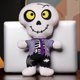 thumbnail image 2 of Cartoon Halloween Skull Plush Toy Kid Adult Funny Skeleton Stuffed Doll Home Decoration 11.8 Inch, 2 of 4