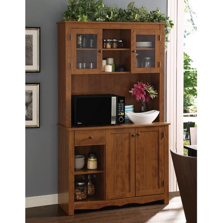 - Home Source Oak Hills China Cabinet-MOP