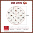thumbnail image 2 of Sikiie Bbaseball Dog Nativity Christmas Tree Skirt, Jesus Christian Winter Holiday Tree Mat Decoration(30-48IN), 2 of 6