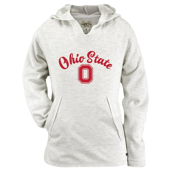 Girls Youth Garb Natural Ohio State Buckeyes Hadley Lightweight Sweatshirt
