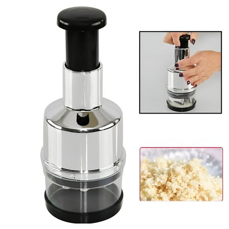 ACDANC Food Chopper Manual Hand Chopper Dicer Slap Press Chopper Mincer for Vegetables Onions Garlic Nuts Salads