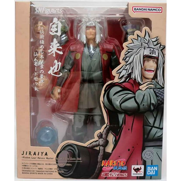 Naruto Shippuden Figurine Articulée de 6 Pouces S.H.Figuarts - Ensemble Mode Sauge Jiraiya