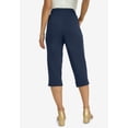 thumbnail image 3 of Jessica London Women's Plus Size Soft Ease Capri, 3 of 5
