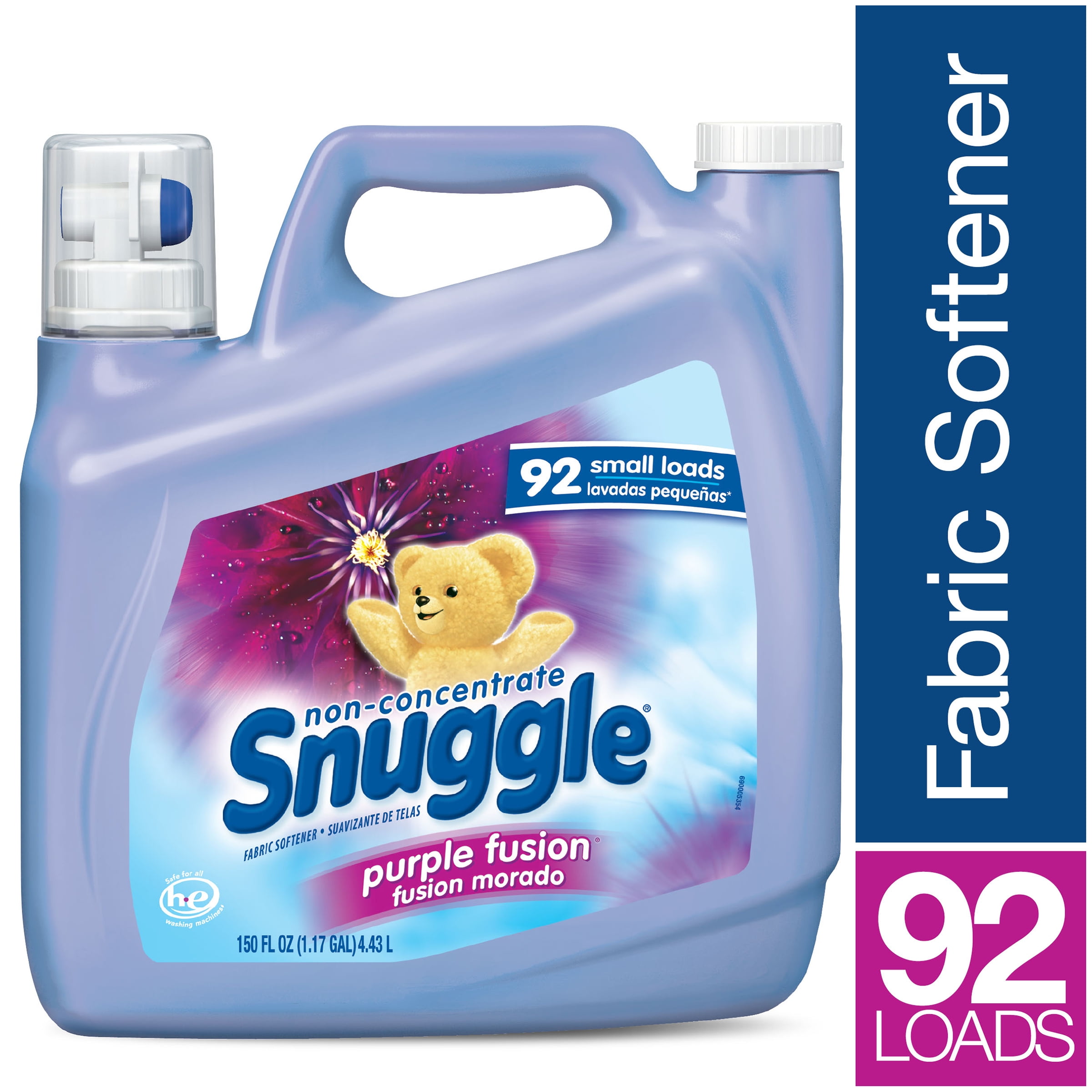 Snuggle Liquid Fabric Softener, Purple Fusion, 150 Ounce, 61 Loads