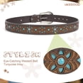 thumbnail image 6 of JASGOOD Western Belts for Women Cowgirl Cowboy Country Belt for Jeans Pants Dresses, 6 of 9