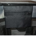 thumbnail image 2 of Mesh Shopper Utility Beach Bag Zipper Organizing Tote bag Black, 2 of 3