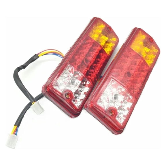 MPXBM Rear Tail Lights Assembly 12V Electric vehicle tricycle taillight three-wheel car turn for signal brake