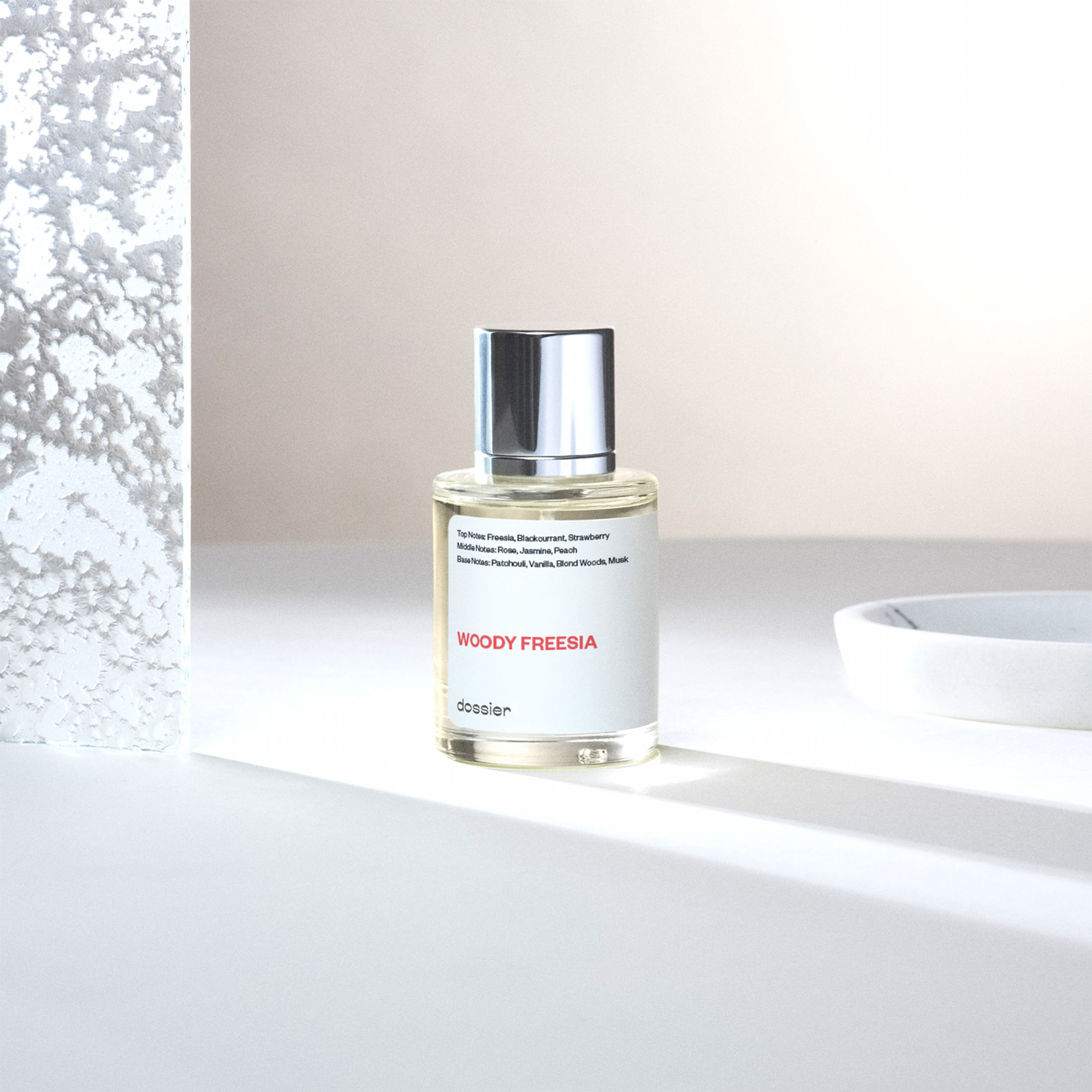 Dossier Woody Freesia Eau De Parfum, Inspired by Armani’s Sì, Perfume for Women, 1.7 oz