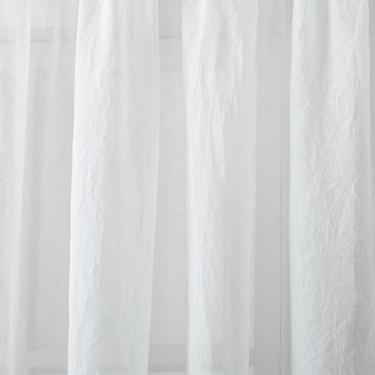 No. 918 Vida Crushed Texture Semi-Sheer Rod Pocket Curtain