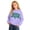 D Purple, variant on Girls Hoodies St. Patrick'S Day Kids Long Sleeve Hooded Sweatshirt Shamrock Print Pocket Pullover Soft Casual Top Black 3 Years-4 Years