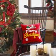 thumbnail image 4 of Qocolhg Christmas Decorations Outdoor Indoor, Christmas Pillowcase Rectangular Pillowcase Invisible Zipper Holiday Pillowcase Holiday Gift Christmas Decoration Red Pillowcase Suitable For Sofa, 4 of 6