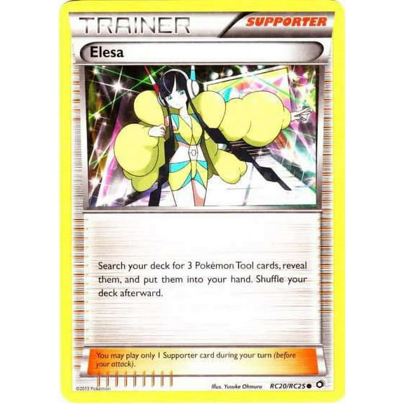 Pokemon Legendary Treasures Radiant Collection Common Elesa RC20