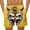 Yellow, variant on Purcolt Mens Swim Trunks Funny Cat Printed Beach Board Shorts Summer Athletic Running Shorts with Pockets