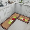 thumbnail image 3 of Apple Home Kitchen Rugs and Mats Non Skid Washable Set of 2, Farmhouse Fruits Kitchen Mats for Floor, Apples Kitchen Runner Rug, Vintage Kitchen Decor, 3 of 6