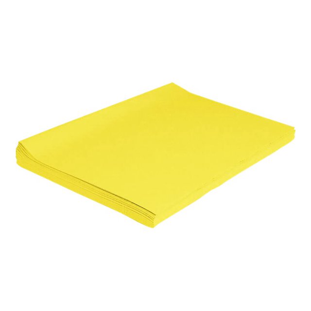 Pacon 006192 Spectra Deluxe Papier de Soie Recyclable pour Art, 20 x 30 Po., Canari - Lot de 24