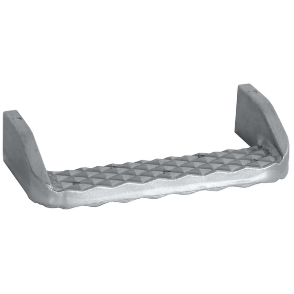 Buyers Products B2744A Escalón soldado de aluminio plateado