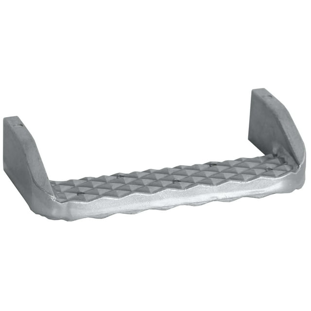 Buyers Products B2744A Escalón soldado de aluminio plateado