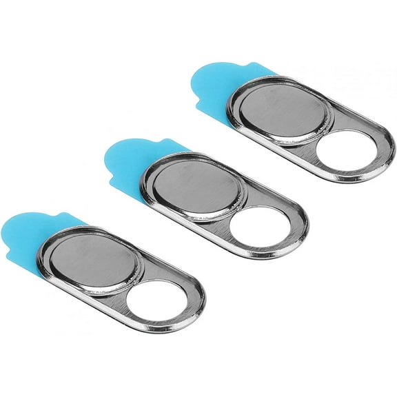 Webcam Cover, Fine Structure Cute Camera Cover Slide Webcam Protect Sticker for Tablets for Protecting Your Digital Life for Desktops(Silver)