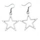 thumbnail image 2 of Pendientes largos con diseño de estrella hueca, pendientes vintage para mujer, 2 of 8