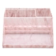 thumbnail image 1 of Organizador de almacenamiento a prueba de polvo, compartimento acrílico rosa, textura de mármol, accesorios para pestañas, 1 of 8