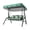 Green, variant on Outdoor Porch Swing With Adjustable Ceiling Outdoor Terrace Gliding Swing Without Heavy Bracket Suitable For Terrace Backyard Garden Protective Cover