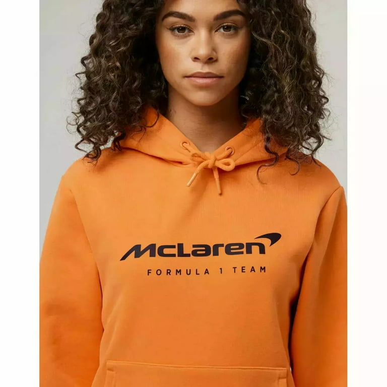 McLaren F1 Women s Core Essentials Logo Hoodie Papaya Walmart