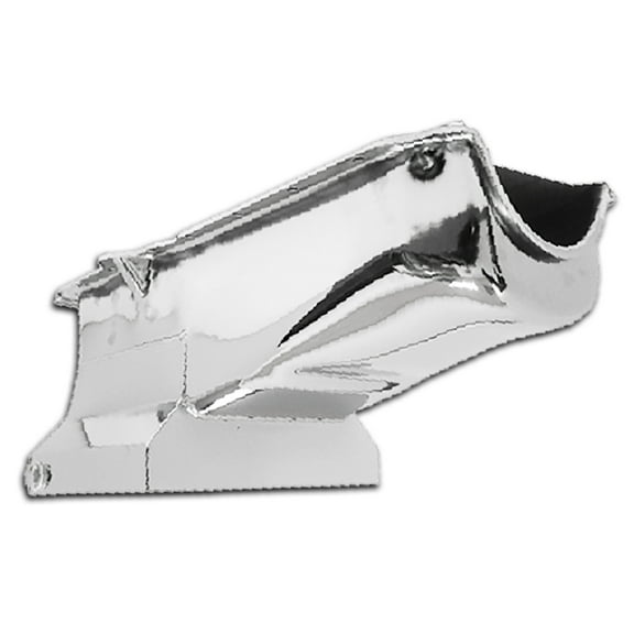 Cobra-Tek - CBK-HZ-9732-C- Compatible 1986-1987-1988-1989-1990-1995-1996-2010-2021 Chevy SB Small Block 283-305-327-350-400 Drag Racing Oil Pan-Chrome.