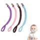 thumbnail image 2 of Clips para chupetes de bebé para niños y niñas, paquete de 4, material trenzado, clip anticaída para chupete universal con almohadilla de silicona, 2 of 8