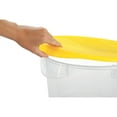 thumbnail image 3 of 10-1/4 in. x 1 in. Round Storage Container Lid (Yellow), 3 of 3