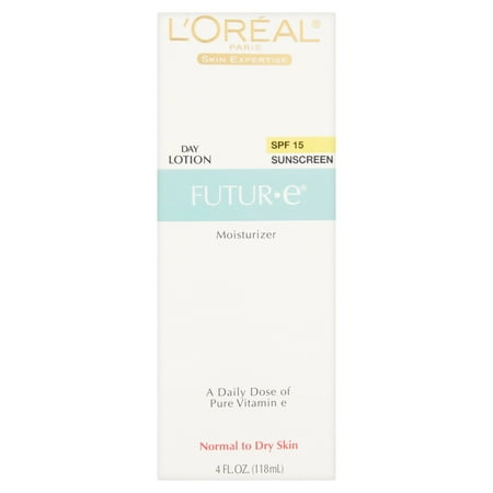 L'Oreal Paris Futuroe Day Lotion Sunscreen Moisturizer, SPF 15, 4 fl oz