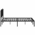 thumbnail image 2 of Pemberly Row Powder-Coated Steel Full/Double Bed Frame in Black, 2 of 10