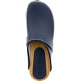 thumbnail image 6 of BJORK Maja Open Back Wood Leather Clogs (Navy - EU41), 6 of 9