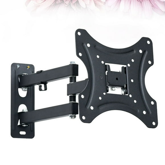 OULII Adjustable Monitor Mount Wall Bracket Compatible Steel Black 1Pack Household Use