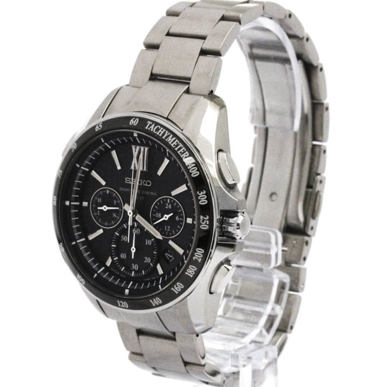 Pre-Owned SEIKO Brightz Stainless Steel Solar Watch SAGA153(8B82